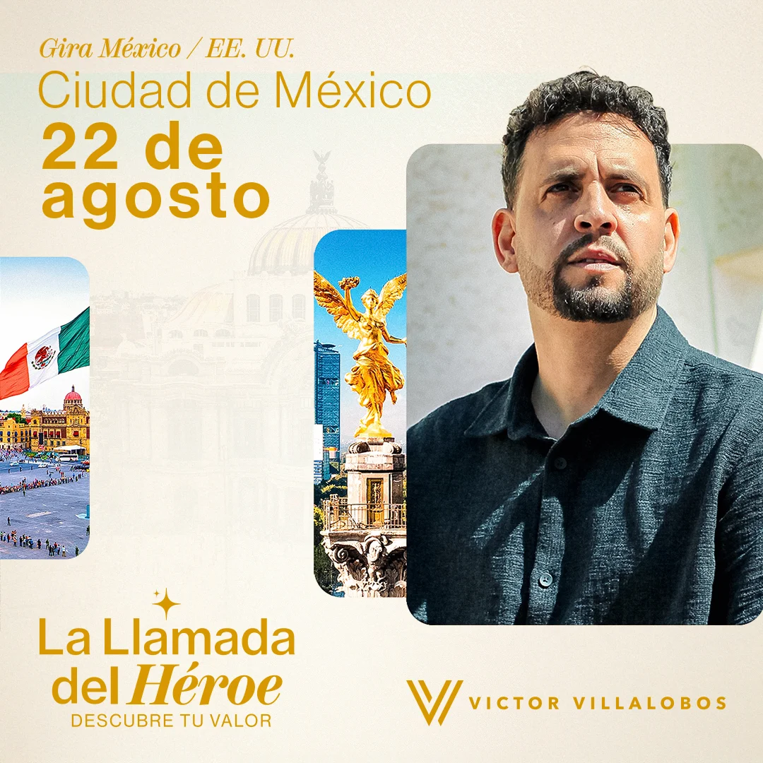Victor Villalobos en México con el Taller la llamada del héroe - 22 de Agosto