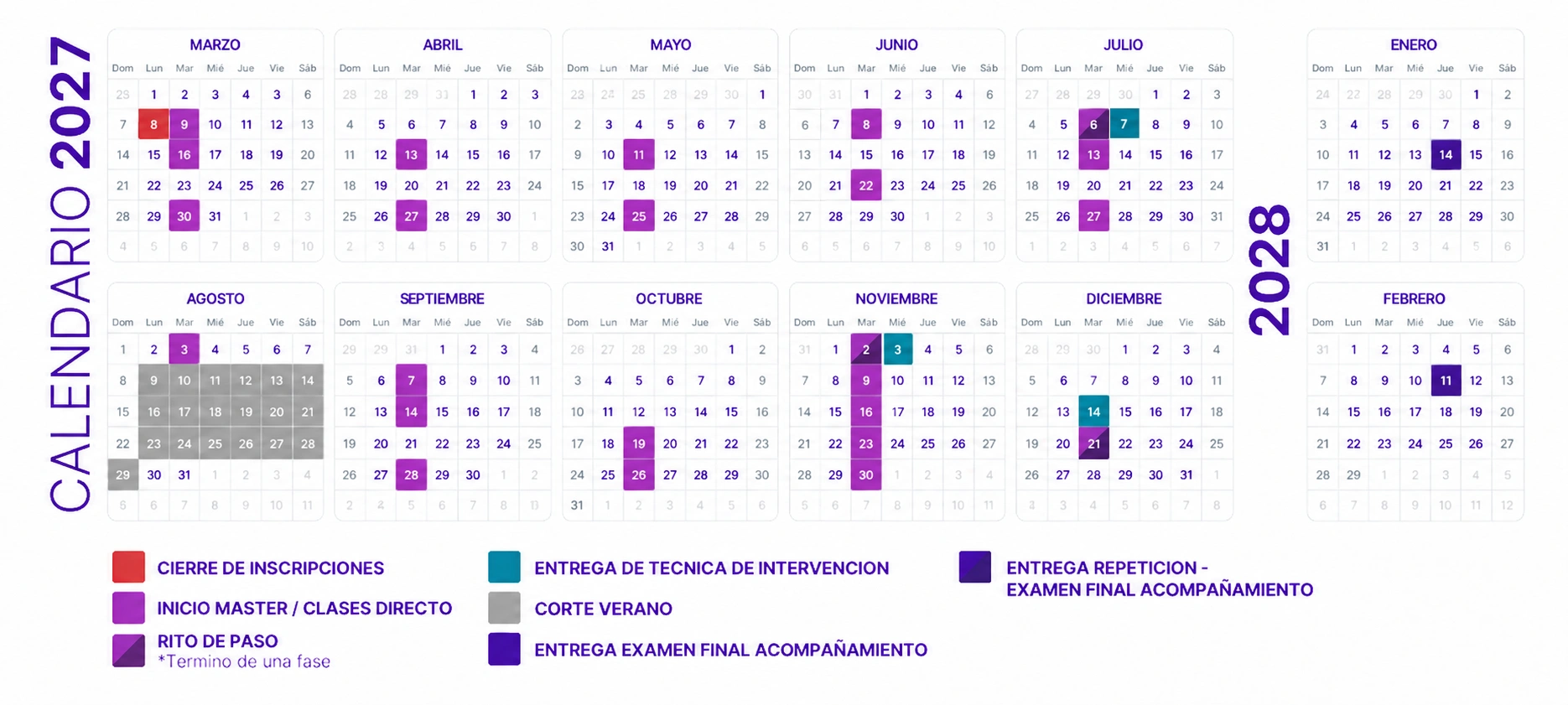 Calendario Master LEC 2027